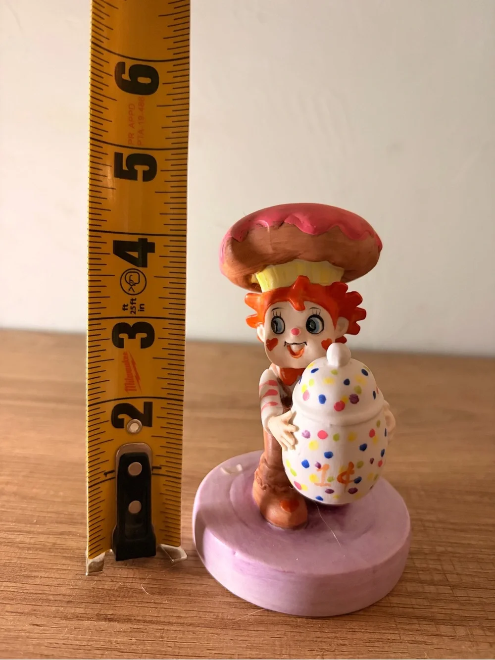 Vintage Mrs. Spice Ceramic Donut Cookie Jar Figurine 1988 United China Japan